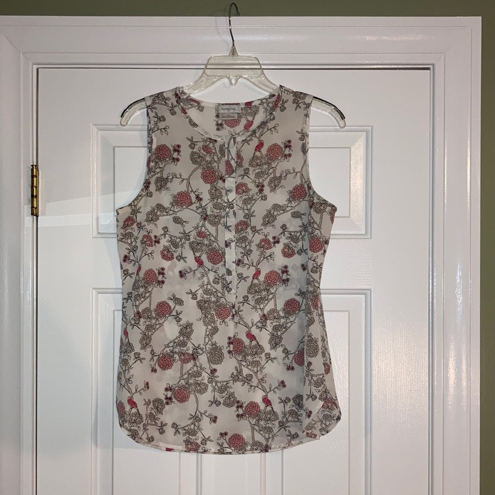 VanHeusen Floral Print Shell